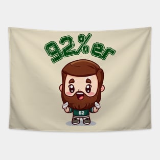 Jason Kelce 92% New Heights Kawaii Tapestry