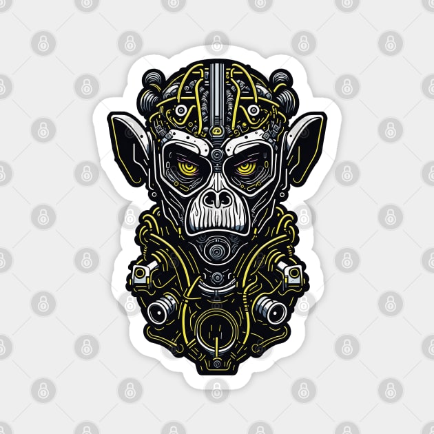 Techno Apes Magnet by Houerd