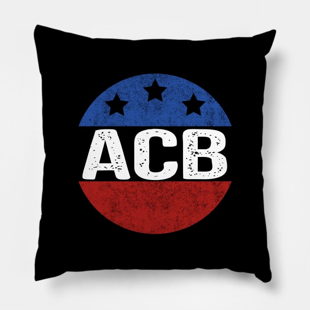 ACB Amy Coney Barrett Fill That Seat 2020 Supreme Court Pillow by BeHappy12