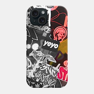 Urban Style Graffiti NYC Stickers Tag Phone Case