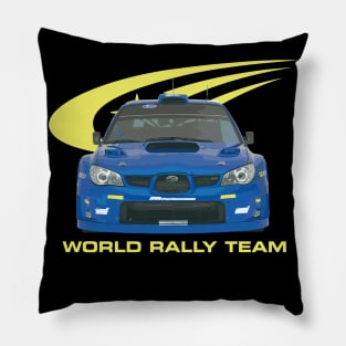 wrc PETTER SOLBERG champion Car RALLY WORLD TEAM Pillow