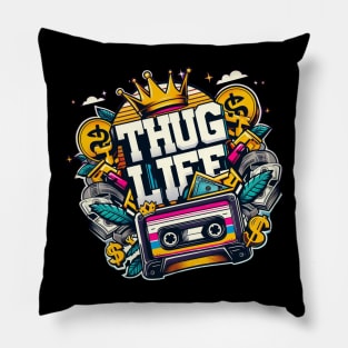 Music With Thug Life Pillow