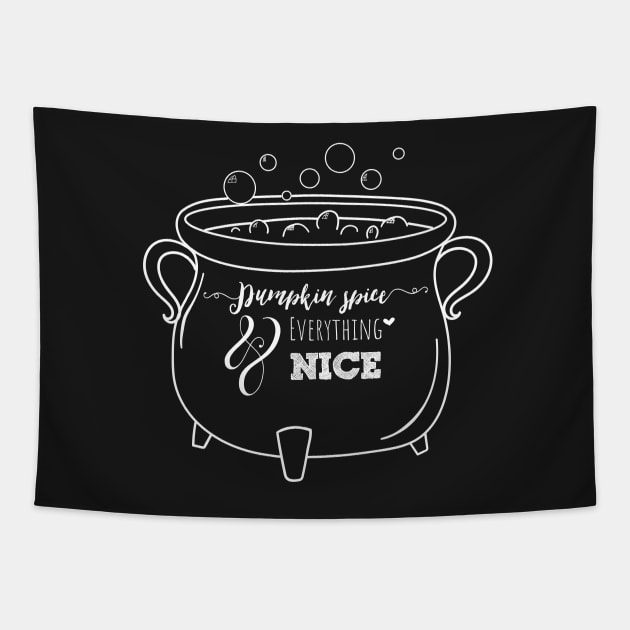 Pumpkin Spice and Everything Nice Tapestry by BJS_Inc