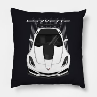 Corvette C7 ZR1 - White Pillow