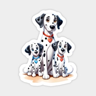 Three cute Dalmatians Magnet