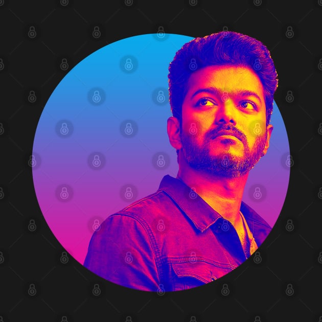 Thalapathy Vijay Retro by Printnation