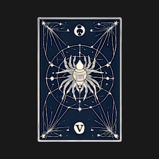 Spider Tarot Card Reader Astrology Occult T-Shirt