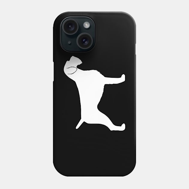 German Wirehaired Pointer Silhouette Phone Case by Coffee Squirrel