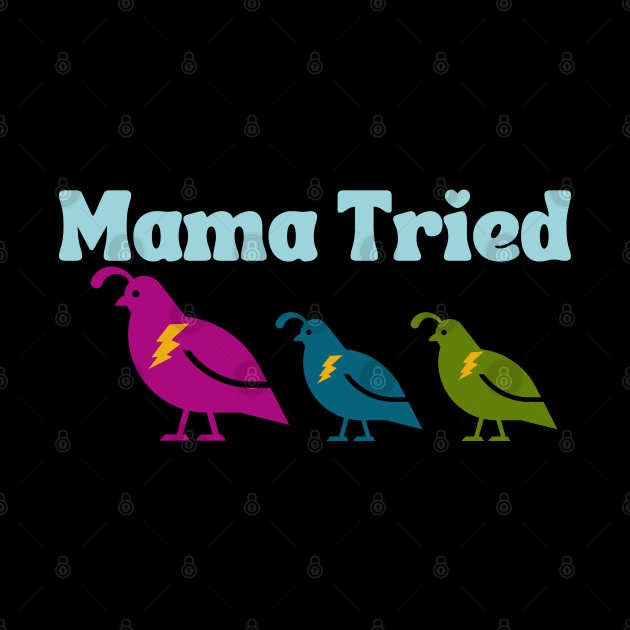 Mama tried with 2 chicks by karenpaytonart