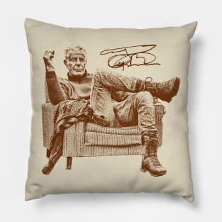 Anthony Bourdain With Signature Pillow