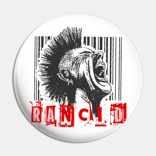 rancid on the barcode punk Pin