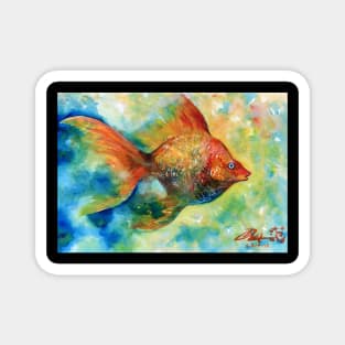 Fish painting Magnet