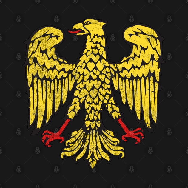 Friuli Eagle Coat of Arms / Vintage Style by DankFutura