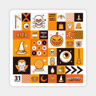 Cute Halloween Party Magnet