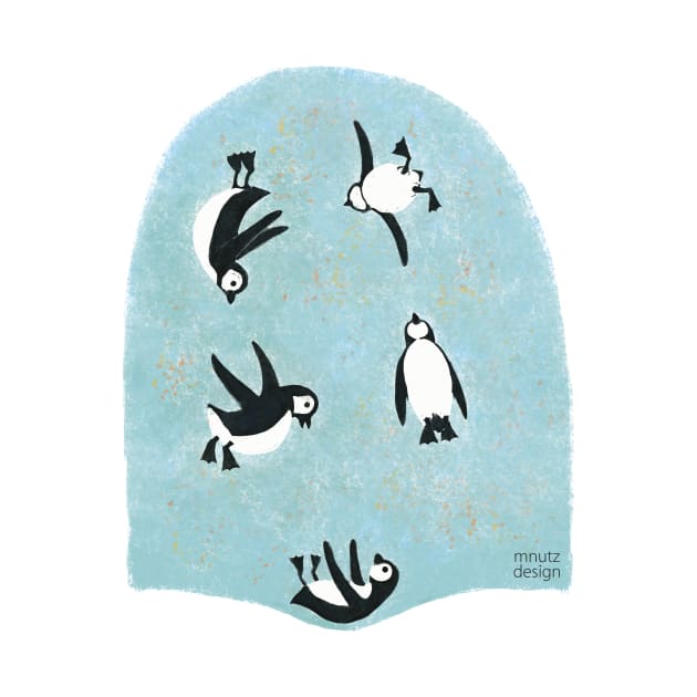 Penguins on Trampolin by mnutz