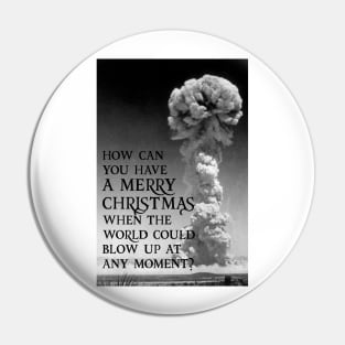 Nuclear Christmas Pin