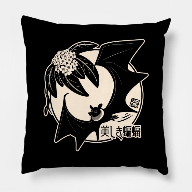 Beautiful bats Pillow by BATKEI