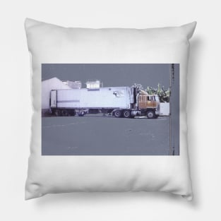 Nap 2 in the shadow of a semi truck Guatemala 1991 Pillow