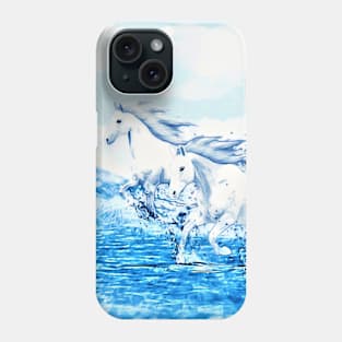 Horse Lovers Angelic Horses Phone Case