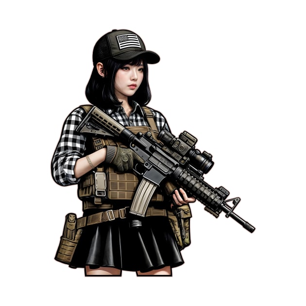 Tactical Girl by Rawlifegraphic