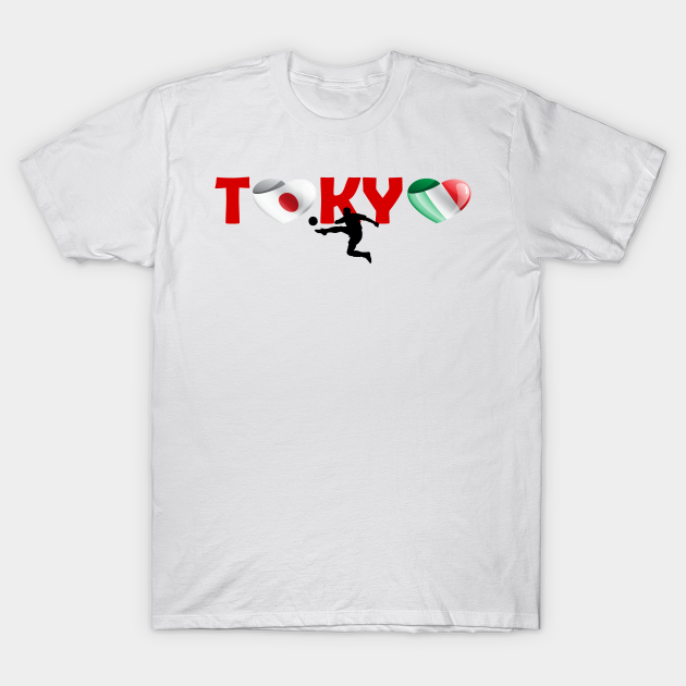 Discover Football in Tokyo - team Italy (IT) - Football Team - T-Shirt