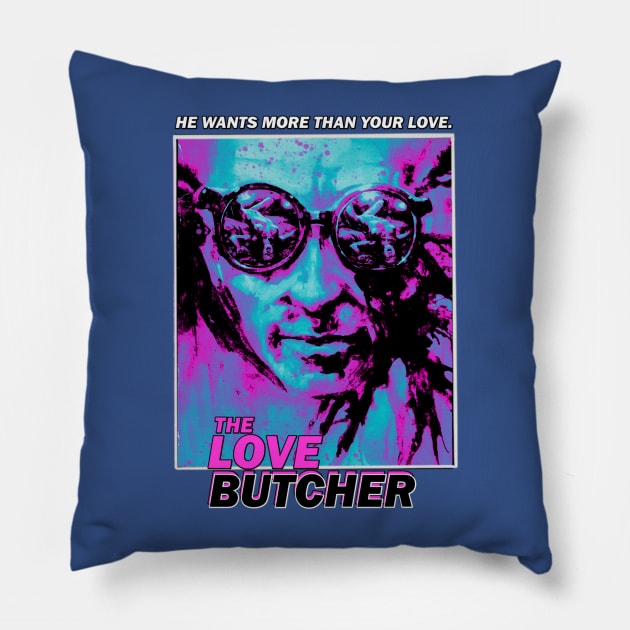 The Love Butcher (1975) Pillow by SHOP.DEADPIT.COM 