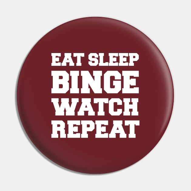 Professional Binge Watcher Pin by Infectee