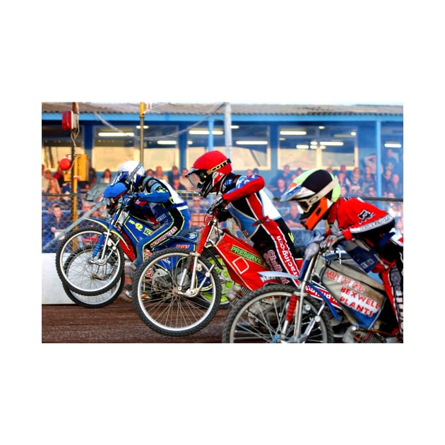 Reading Racers Speedway Motorcycle Action by AndyEvansPhotos