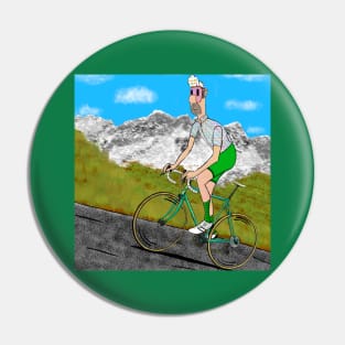 Road Cycling Nerd Pin