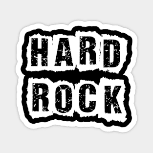 hard rock text design Magnet