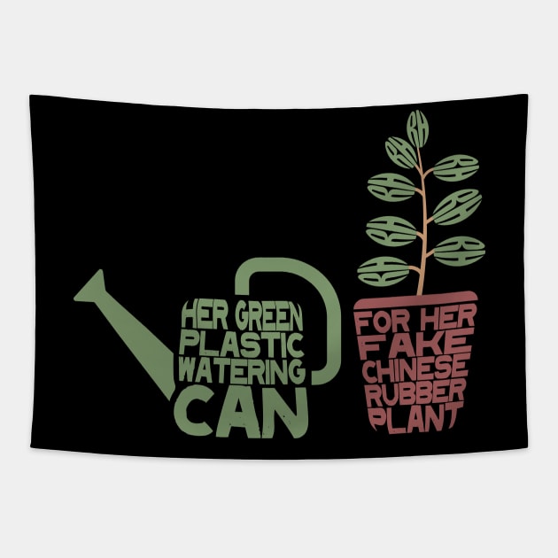 Fake Plastic Trees - Alternative Rock Design Tapestry by TwistedCharm