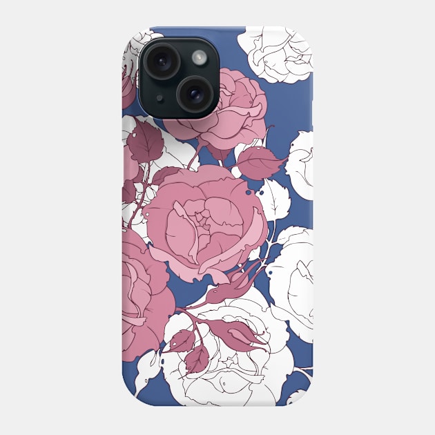 tender pink roses Phone Case by  ESHA-Studio