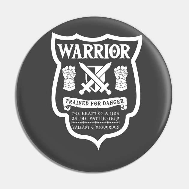 Warrior Pin by yukiotanaka