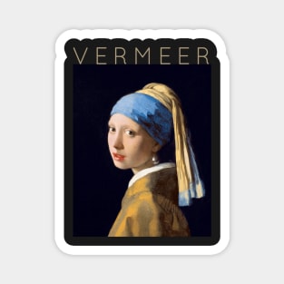 Johannes Vermeer - Girl With A Pearl Earring Magnet