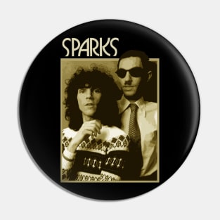 Sparks New Wave Pin