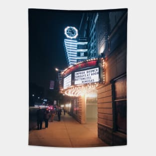 Second City Marquee Chicago Tapestry