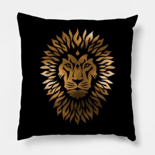 Vintage Lion Head Pillow