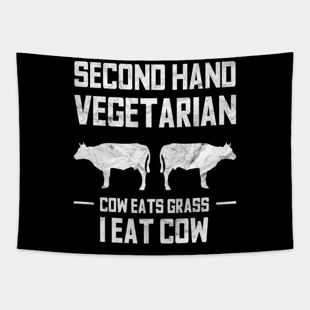 Meat Lover Funny Ketogenic Carnivore Beef Love Gift Tapestry by ErdnussbutterToast