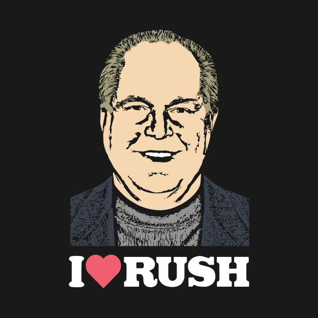 I Love Rush  Rush Limbaugh by CelestialCharmCrafts