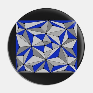 Abstract geometric pattern - gray and blue. Pin