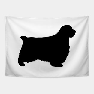 Clumber Spaniel Silhouette Tapestry