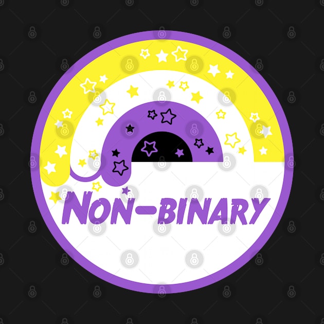 Rainbow Orb [nonbinary] by deadbeatprince typography