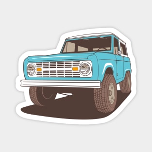 BLUE BRONCO Magnet