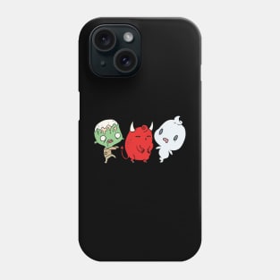 Retro Vintage Halloween. The Little Boo Crew. (Not Too Scary) Phone Case