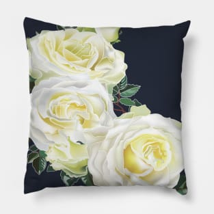 White roses Pillow