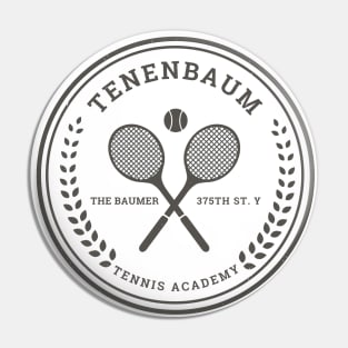 Tenenbaum Tennis Academy - vintage logo Pin