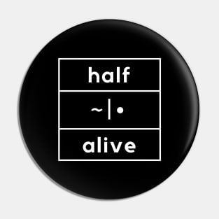 half alive square band logo Pin