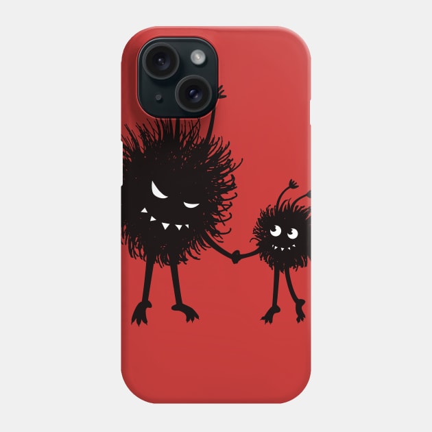 Gothic Mother And Child Evil Bugs Phone Case by Boriana Giormova