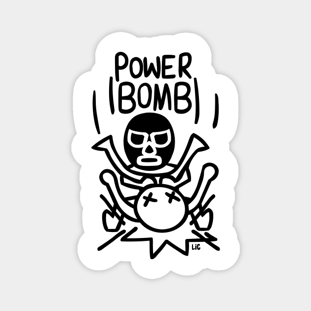 Power Bomb Magnet by luchaicecream