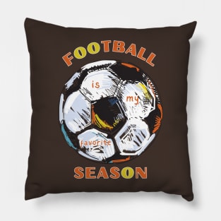 Gridiron Glory: Football Design Pillow